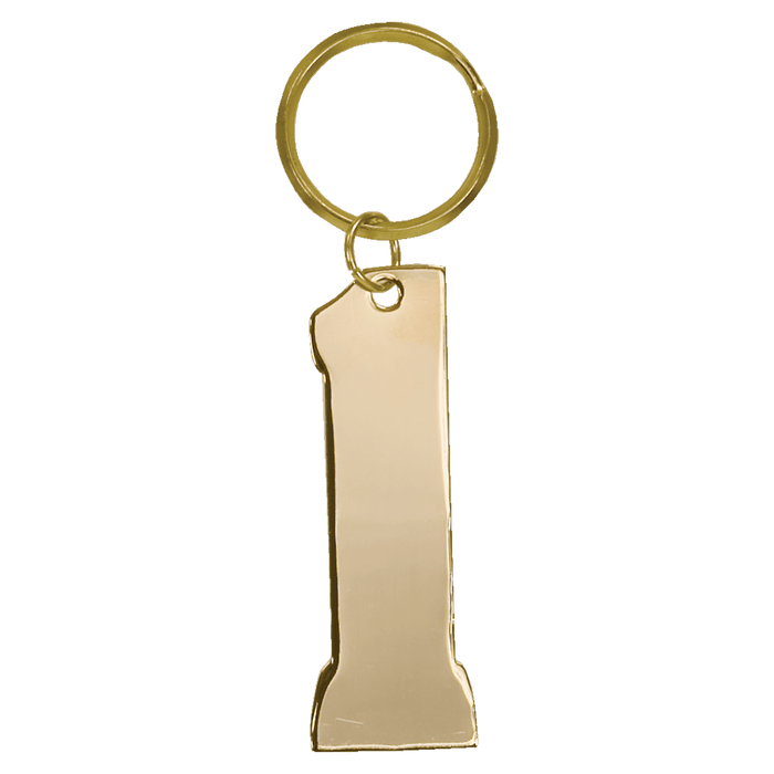 #1 Brass Keychain - KCB10