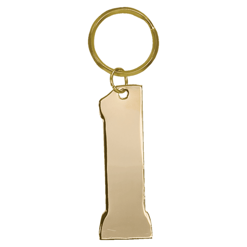 #1 Brass Keychain - KCB10