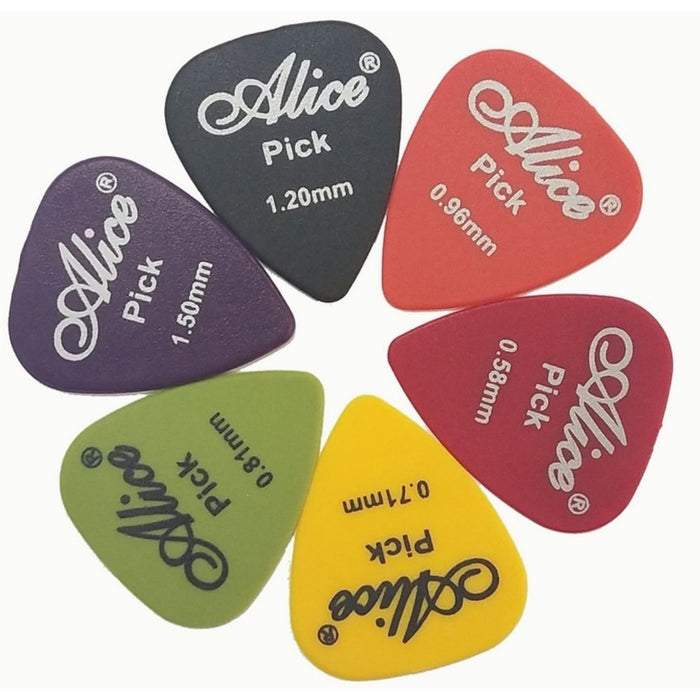 1" x 1.2" - 1 Color Plastic Guitar Picks