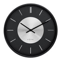 10" NeXtime Retro II' Black Metal Wall Clock