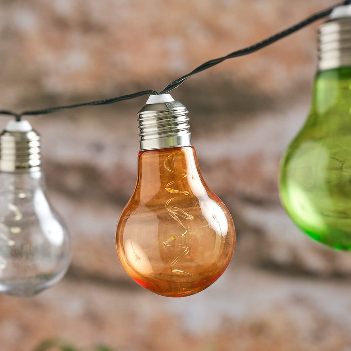 10 Pastel Cap Solar Micro Festoon Lights
