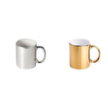 11 oz Metallic Plated Ceramic Mug