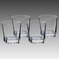 11 oz. Square Rocks Glasses in Gift Box w/Printed Sleeve