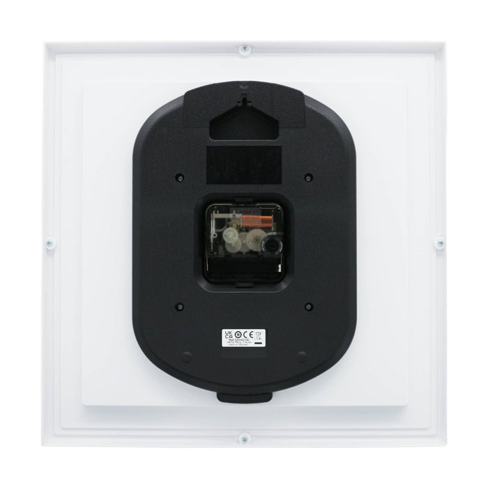 11.5" Seiko Square Black Lanvin Wall Clock