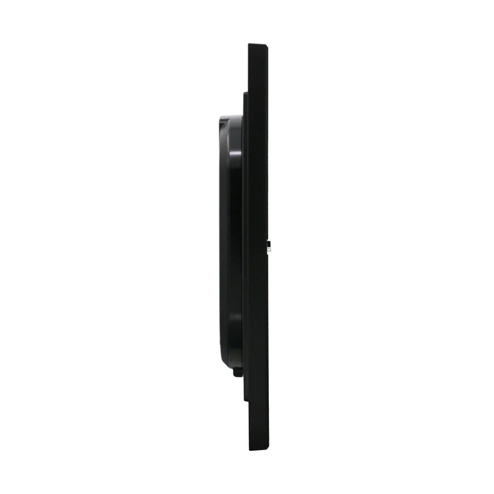 11.5" Seiko Square Black Lanvin Wall Clock