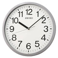 12" Gray Seiko Office Wall Clock