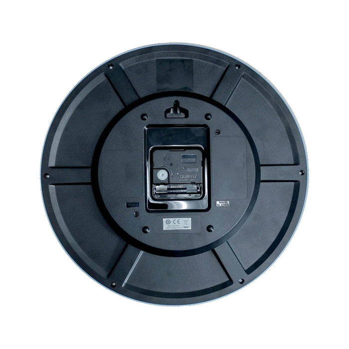 12" Gray Seiko Office Wall Clock