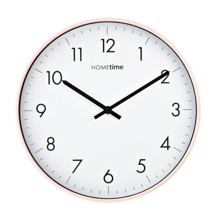 12" Hometime Blush Wall Clock with Sweep Movement