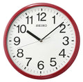 12" Red Seiko Office Wall Clock