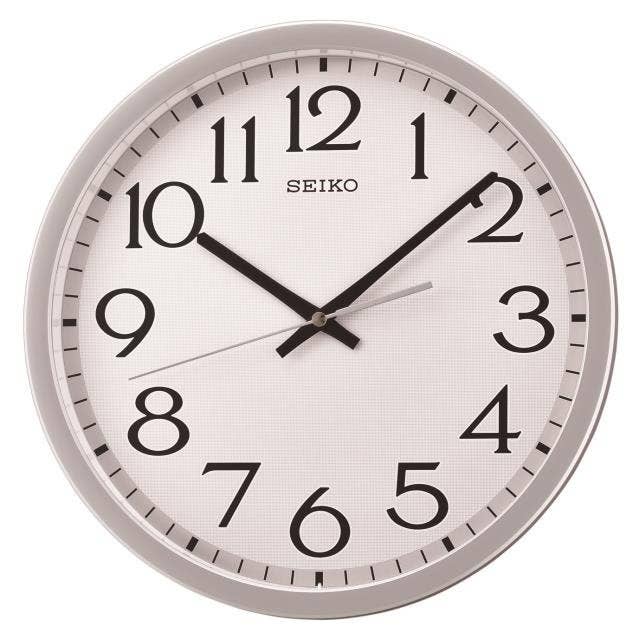 12" Seiko Easy Read Wall Clock with Quiet Sweep Second Hand