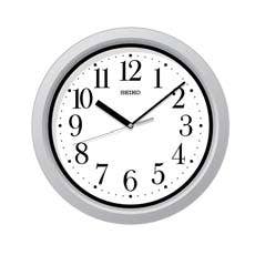 12" Seiko Pearlized Silver Yori Wall Clock