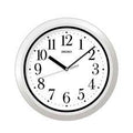 12" Seiko Pearlized White Yori Wall Clock