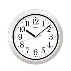 12" Seiko Pearlized White Yori Wall Clock