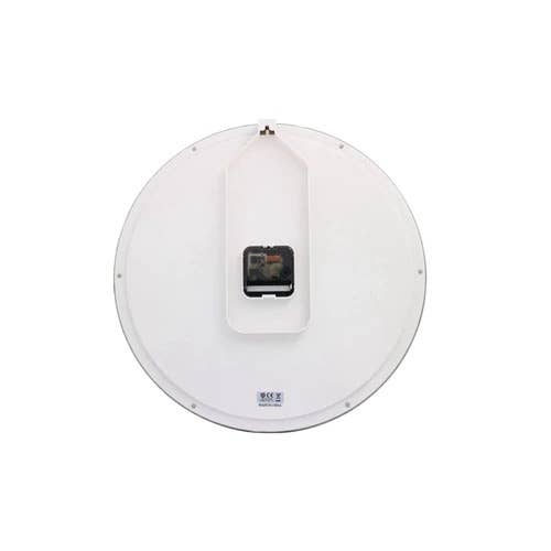 12" Seiko Silver Office Classic Numbered Quiet Sweep Wall Clock