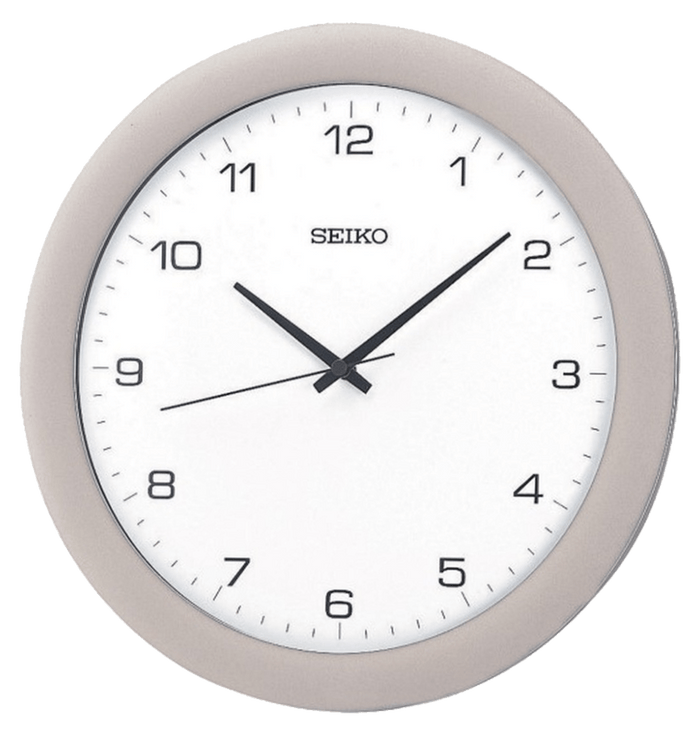 12" Seiko Silver Sterling Wall Clock