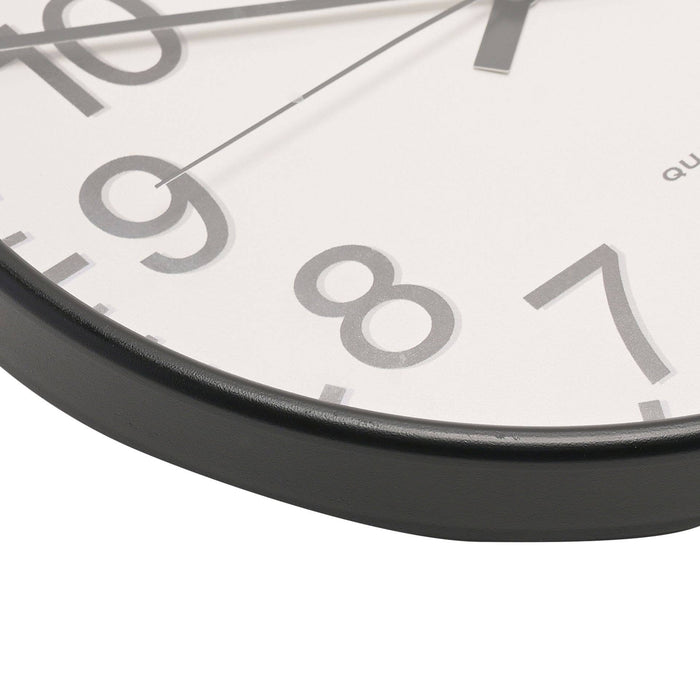 12" Widdop White Dial Slim Line Wall Clock