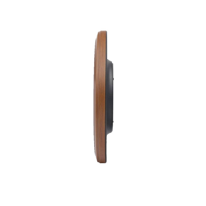 13" Seiko Numbered Wooden Finish Wall Clock