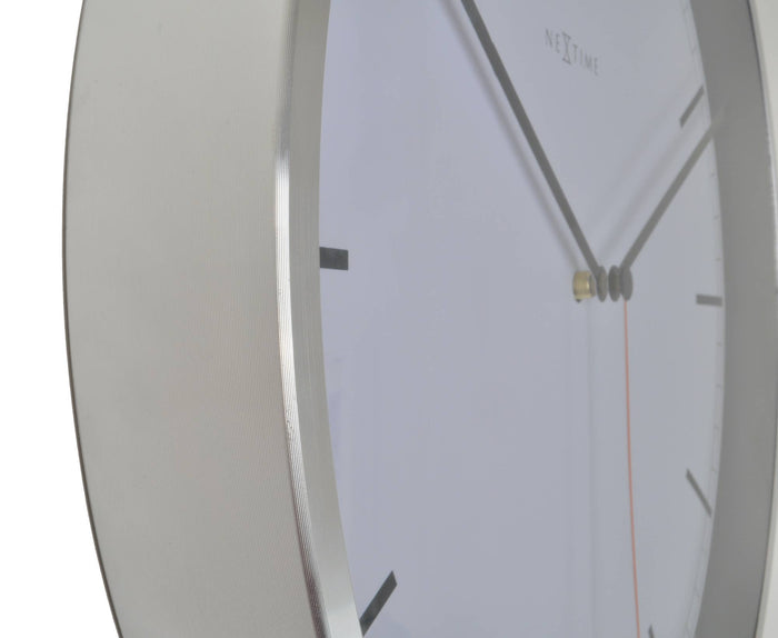 14" NEXTIME Company Stripe Wall Clock