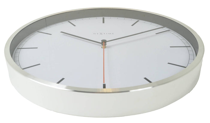 14" NEXTIME Company Stripe Wall Clock