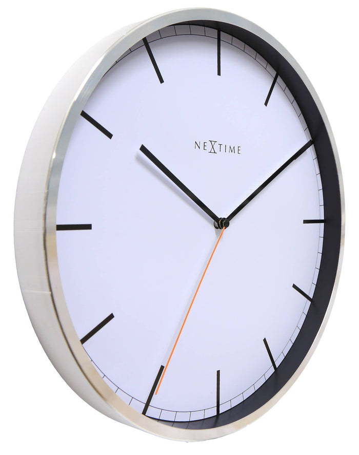 14" NEXTIME Company Stripe Wall Clock