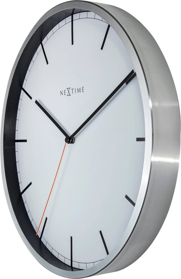 14" NEXTIME Company Stripe Wall Clock