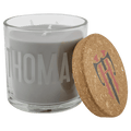 14 oz. Candle in a Glass Holder with Cork Lid - CND03