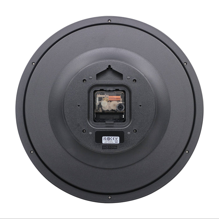 14" Seiko Black Kao Watch Dial Wall Clock