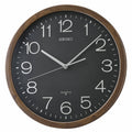 14" Seiko Black & Silver Shigoto Wall Clock