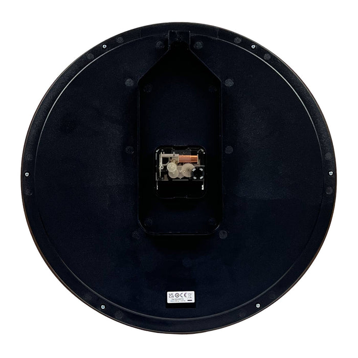 14" Seiko Black & Silver Shigoto Wall Clock