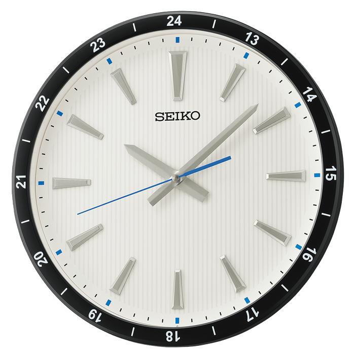 14" Seiko White Kao Watch Dial Wall Clock