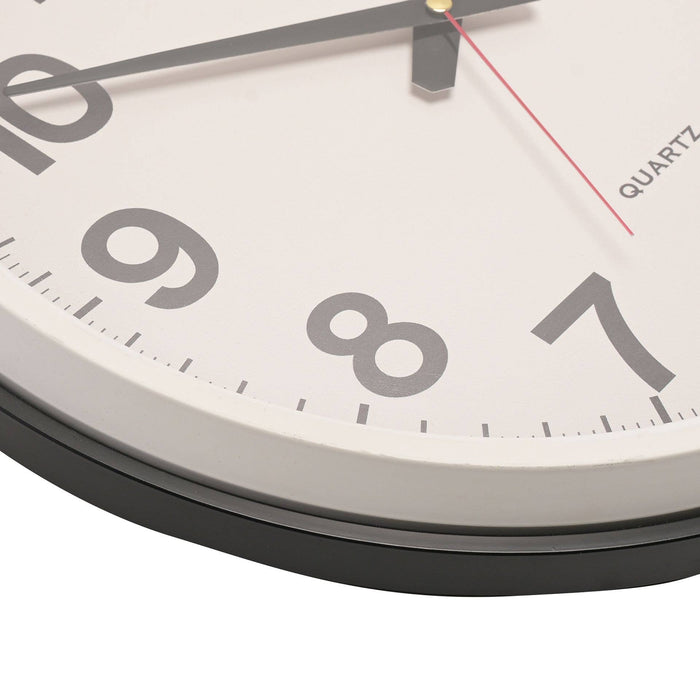 16.5" Widdop Office Style White Cased Wall Clock