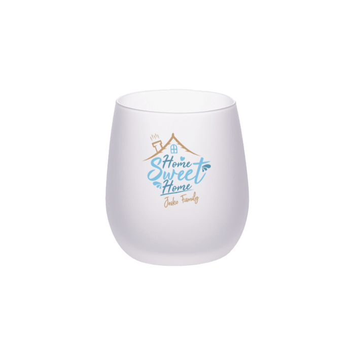 17 oz Frosted Stemless Wine Glass