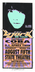 1995 Bjork w/ Coba & Aphex Twin Poster by Mark Arminski (MA-044)