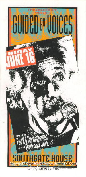 1995 Guided By Voices Concert Poster by Mark Arminski (MA-040)