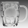 20 oz. Beer Mug with Oval Engraving Area and Handle