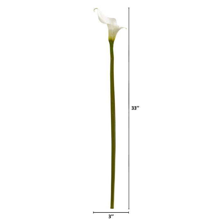 33” Calla Lilly Artificial Flower (Set of 4)