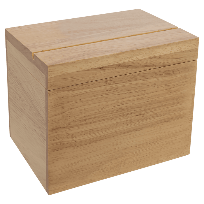 4X6 Recipe Card Wood Box - BXS13