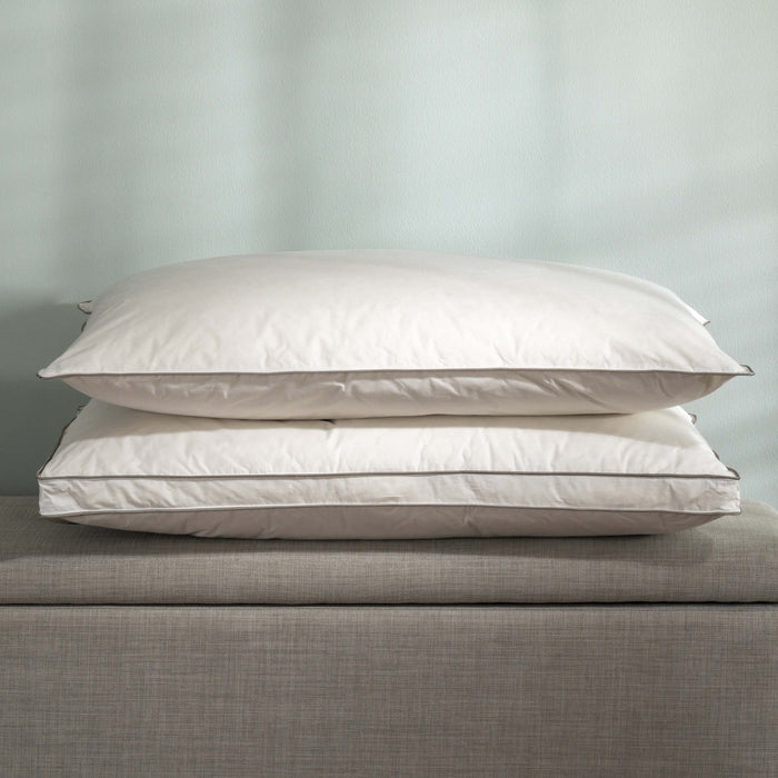 60% Duck Down Pillows styled in a bedroom 1 | Soak and Sleep