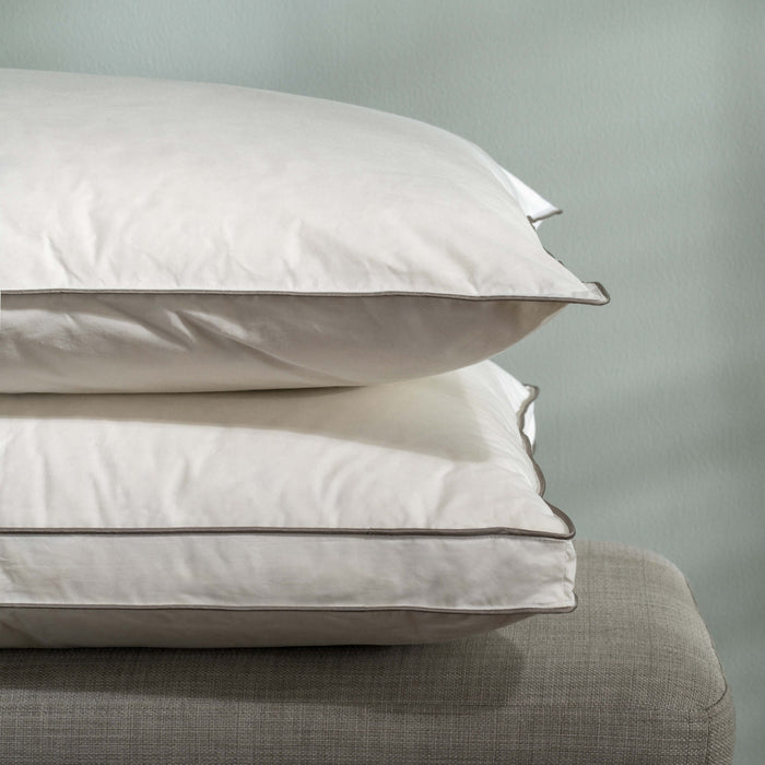 60% Duck Down Pillows bedroom detail | Soak and Sleep