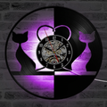 7 Color Changing Cat Clock