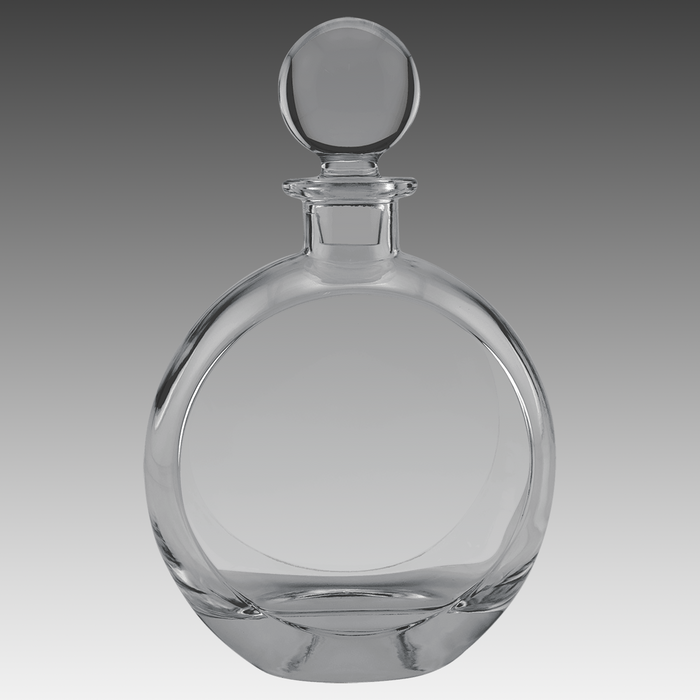 750ml Round Decanter w/Gift Box & Printed Sleeve - DCNT08