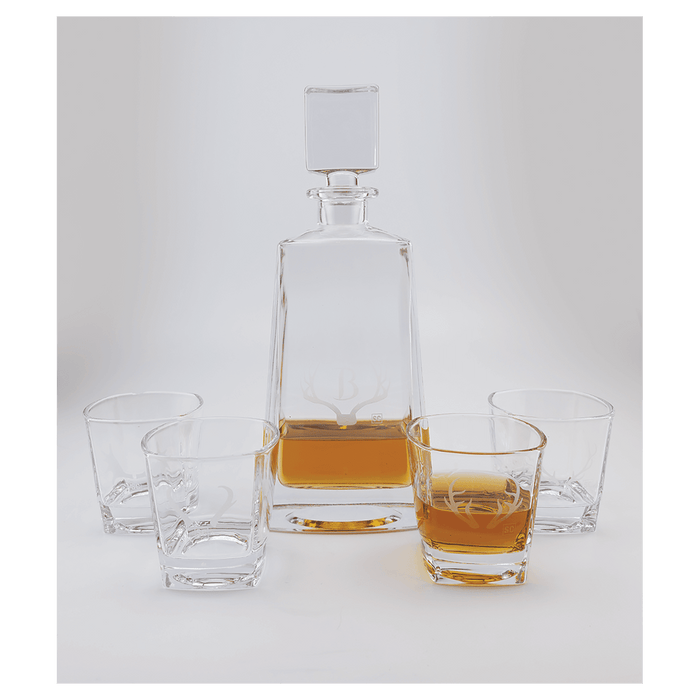 750ml Tequila Decanter Set w/Four 8 oz. Glasses - DCNT09