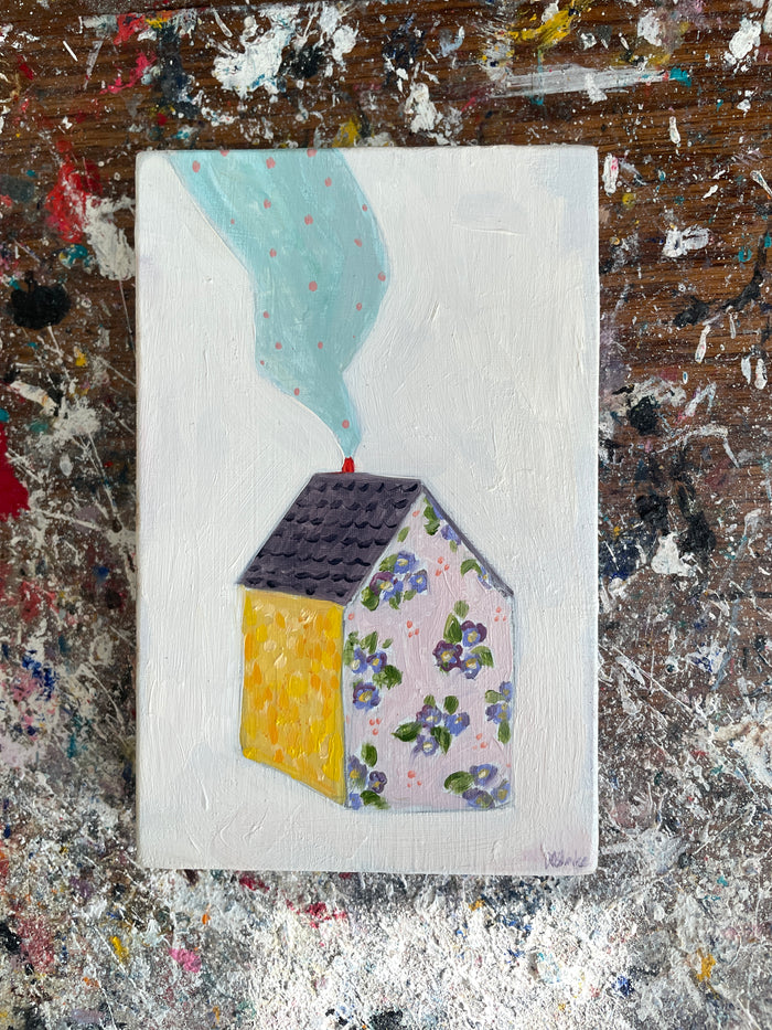 A home made of violets and sunshine