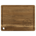 Acacia Cutting Board with Drip Ring and Corner Hole - BA16