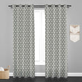 Accra  Floral Design Zari Work Embrodiery Jaquard Curtain - Tan