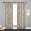 Accra Geometric Design Zari Work Embrodiery Jaquard Curtain - Cream