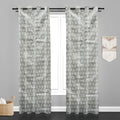 Accra  Leaf Design Zari Work Embrodiery Jaquard Curtain - Tan