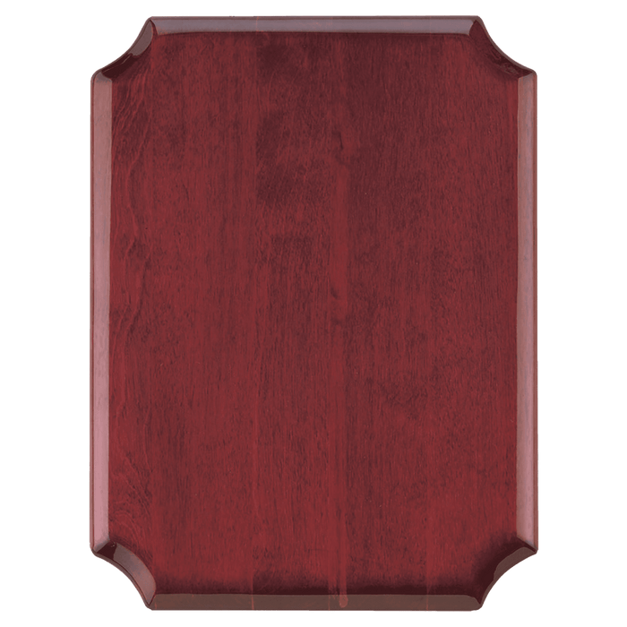 Airflyte High Gloss Rosewood Plaque with Notched Corners