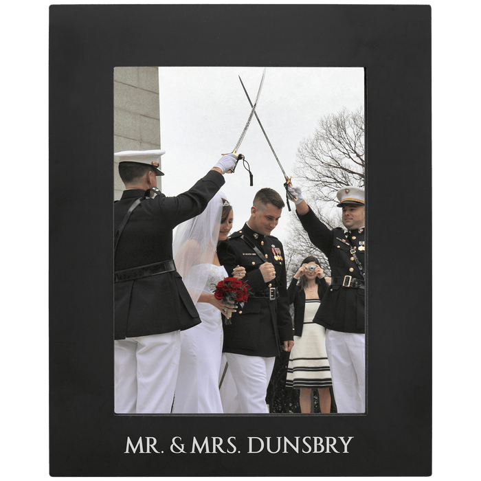 5" x 7" Black Aluminum Photo Frame