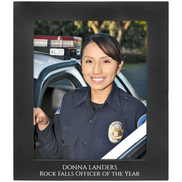 8" x 10" Black Aluminum Photo Frame
